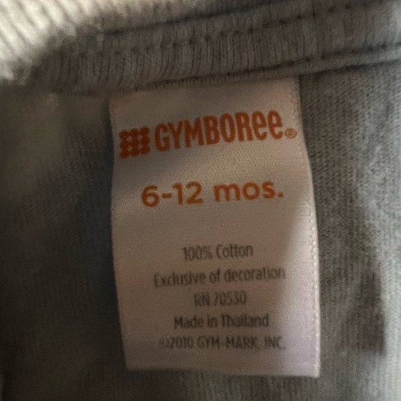 Gymboree Boys Train Cotton onesie long sleeve tee - Picture 3 of 4